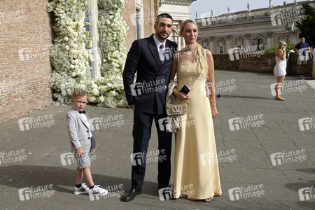 Hochzeit von Mattia Zaccagni und Chiara Nasti in Rom