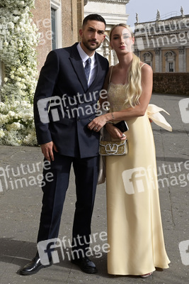 Hochzeit von Mattia Zaccagni und Chiara Nasti in Rom