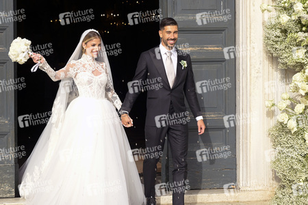 Hochzeit von Mattia Zaccagni und Chiara Nasti in Rom