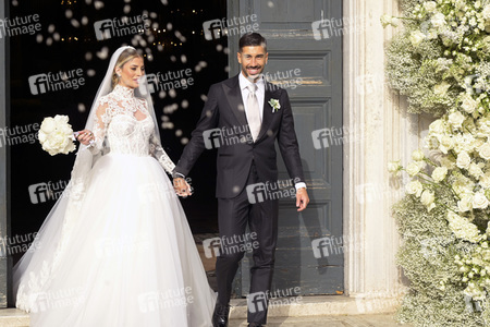 Hochzeit von Mattia Zaccagni und Chiara Nasti in Rom