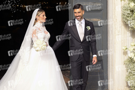 Hochzeit von Mattia Zaccagni und Chiara Nasti in Rom