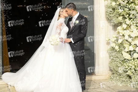 Hochzeit von Mattia Zaccagni und Chiara Nasti in Rom