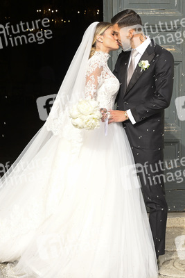 Hochzeit von Mattia Zaccagni und Chiara Nasti in Rom