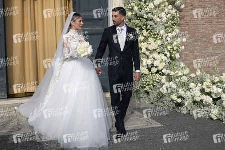 Hochzeit von Mattia Zaccagni und Chiara Nasti in Rom