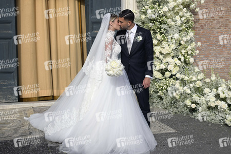 Hochzeit von Mattia Zaccagni und Chiara Nasti in Rom