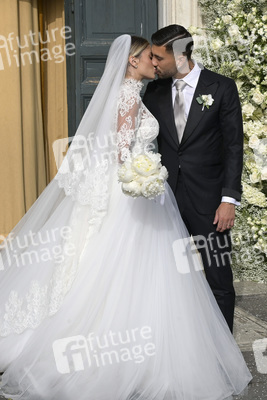 Hochzeit von Mattia Zaccagni und Chiara Nasti in Rom