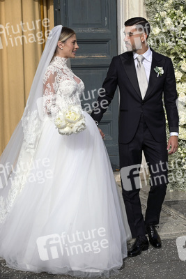 Hochzeit von Mattia Zaccagni und Chiara Nasti in Rom