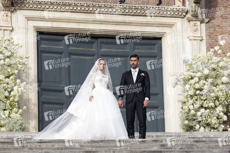 Hochzeit von Mattia Zaccagni und Chiara Nasti in Rom