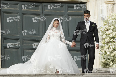 Hochzeit von Mattia Zaccagni und Chiara Nasti in Rom