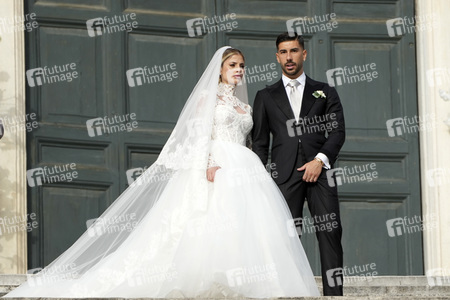 Hochzeit von Mattia Zaccagni und Chiara Nasti in Rom