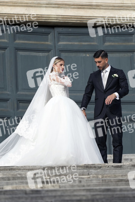 Hochzeit von Mattia Zaccagni und Chiara Nasti in Rom
