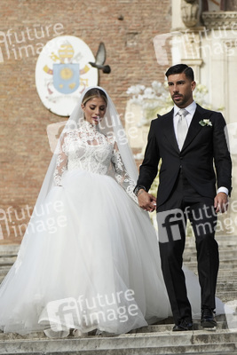 Hochzeit von Mattia Zaccagni und Chiara Nasti in Rom