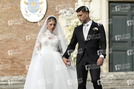 Hochzeit von Mattia Zaccagni und Chiara Nasti in Rom