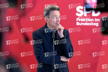Pressestatement der SPD-Bundestagsfraktion in Berlin