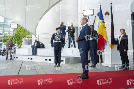 Empfang des Ministerpräsidenten von Rumänien im Kanzleramt in Berlin