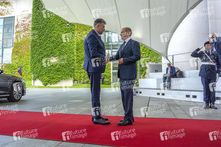 Empfang des Ministerpräsidenten von Rumänien im Kanzleramt in Berlin