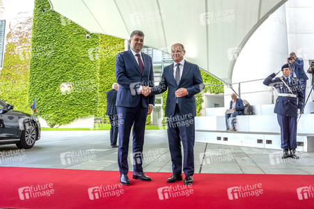 Empfang des Ministerpräsidenten von Rumänien im Kanzleramt in Berlin