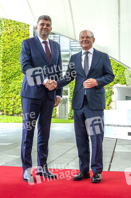 Empfang des Ministerpräsidenten von Rumänien im Kanzleramt in Berlin