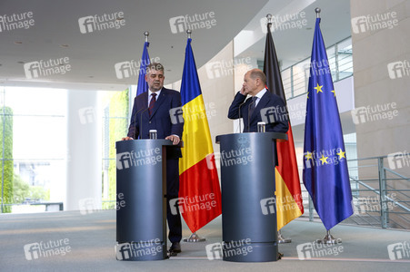 Empfang des Ministerpräsidenten von Rumänien im Kanzleramt in Berlin