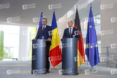 Empfang des Ministerpräsidenten von Rumänien im Kanzleramt in Berlin