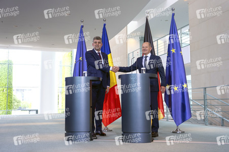 Empfang des Ministerpräsidenten von Rumänien im Kanzleramt in Berlin