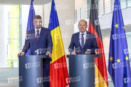 Empfang des Ministerpräsidenten von Rumänien im Kanzleramt in Berlin