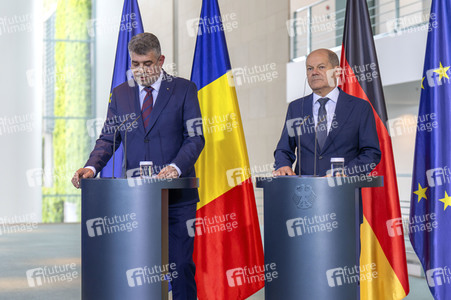 Empfang des Ministerpräsidenten von Rumänien im Kanzleramt in Berlin