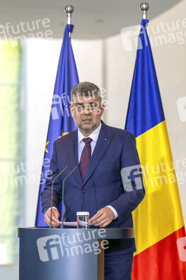 Empfang des Ministerpräsidenten von Rumänien im Kanzleramt in Berlin