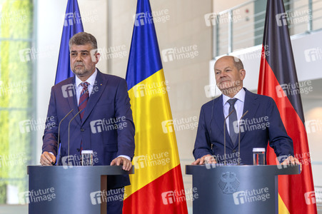 Empfang des Ministerpräsidenten von Rumänien im Kanzleramt in Berlin