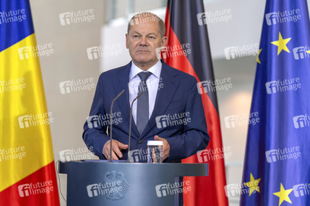 Empfang des Ministerpräsidenten von Rumänien im Kanzleramt in Berlin