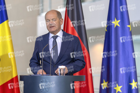 Empfang des Ministerpräsidenten von Rumänien im Kanzleramt in Berlin