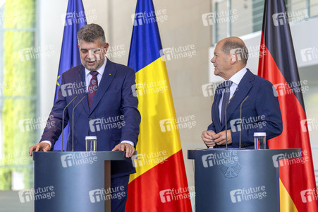 Empfang des Ministerpräsidenten von Rumänien im Kanzleramt in Berlin