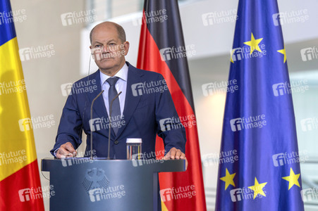 Empfang des Ministerpräsidenten von Rumänien im Kanzleramt in Berlin