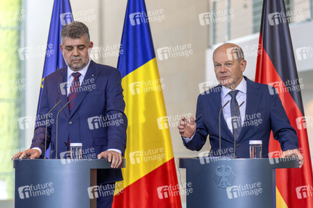 Empfang des Ministerpräsidenten von Rumänien im Kanzleramt in Berlin