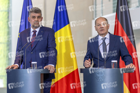 Empfang des Ministerpräsidenten von Rumänien im Kanzleramt in Berlin
