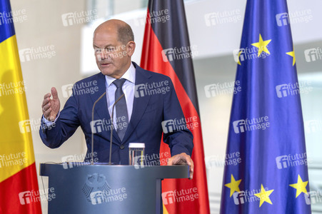 Empfang des Ministerpräsidenten von Rumänien im Kanzleramt in Berlin