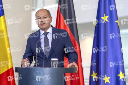 Empfang des Ministerpräsidenten von Rumänien im Kanzleramt in Berlin