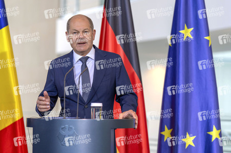 Empfang des Ministerpräsidenten von Rumänien im Kanzleramt in Berlin