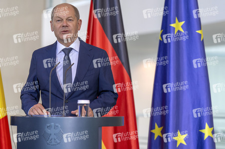 Empfang des Ministerpräsidenten von Rumänien im Kanzleramt in Berlin