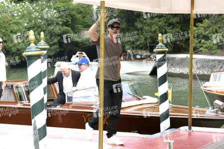 Brad Pitt bei der Ankunft am Hotel Excelsior, Internationale Filmfestspiele von Venedig