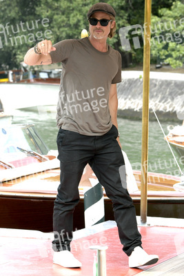 Brad Pitt bei der Ankunft am Hotel Excelsior, Internationale Filmfestspiele von Venedig