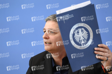 Bundespressekonferenz zur Vorstellung der BSI Präsidentin in Berlin