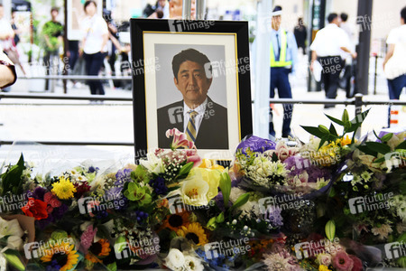 Gedenken an Shinzo Abe in Nara