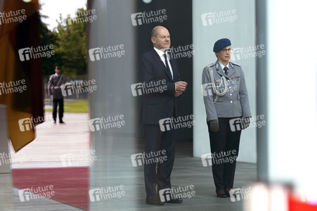 Empfang des Premierministers von Australien im Kanzleramt in Berlin