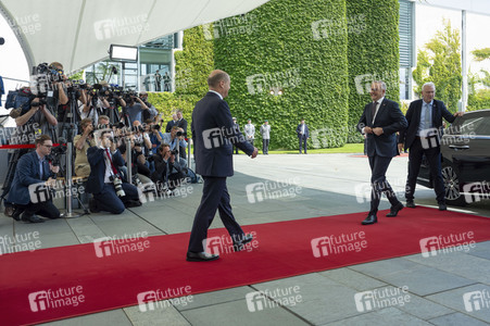 Empfang des Premierministers von Australien im Kanzleramt in Berlin