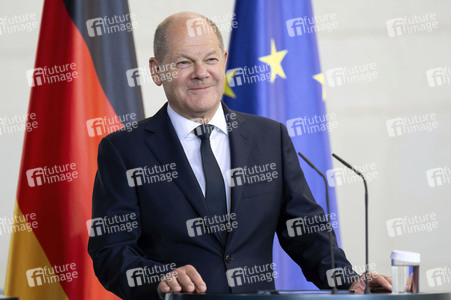 Empfang des Premierministers von Australien im Kanzleramt in Berlin
