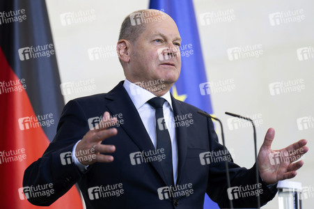 Empfang des Premierministers von Australien im Kanzleramt in Berlin