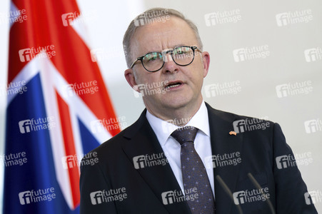 Empfang des Premierministers von Australien im Kanzleramt in Berlin