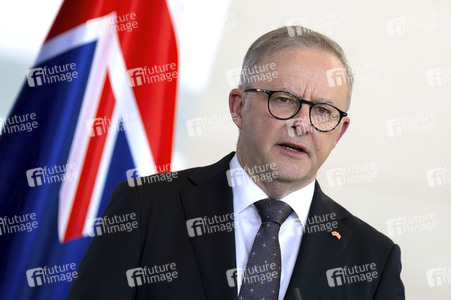 Empfang des Premierministers von Australien im Kanzleramt in Berlin