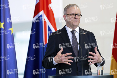 Empfang des Premierministers von Australien im Kanzleramt in Berlin
